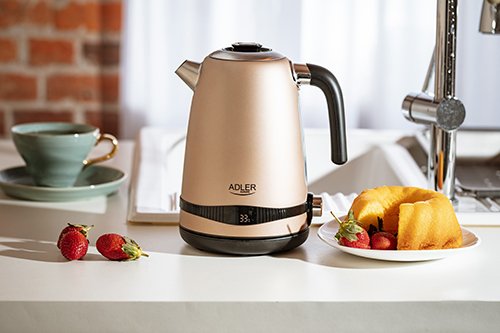 EAN 5902934838849 - Adler AD 1295 tetera eléctrica 1,7 L 2200 W Oro imagen 9