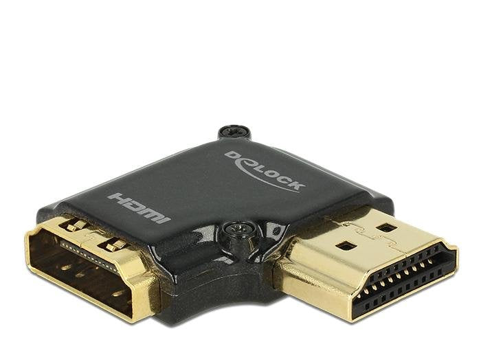 EAN 4043619656615 - DeLOCK HDMI-A/HDMI-A, F/M, 90° Negro imagen 1