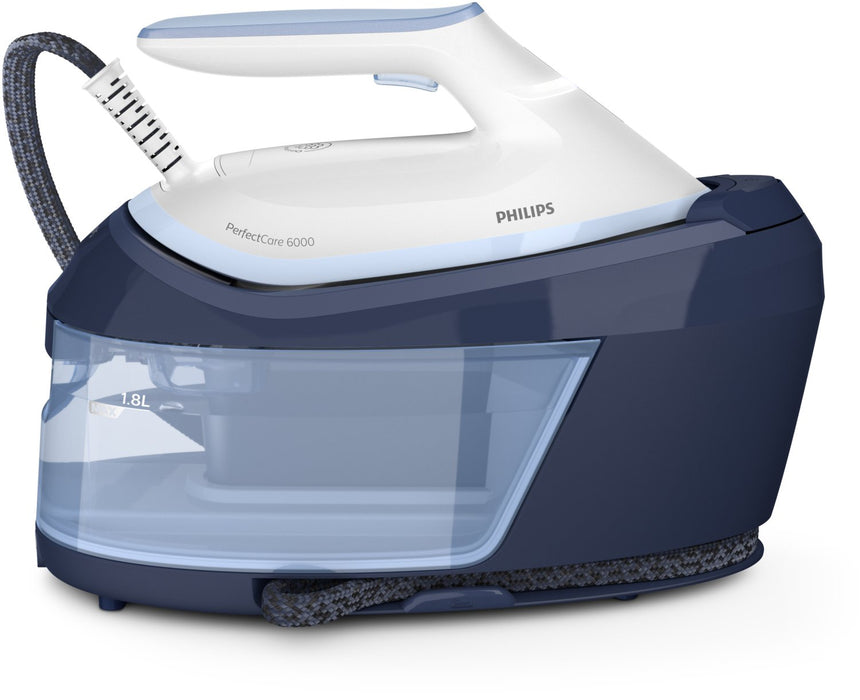 EAN 8720389015311 - Philips 6000 series PSG6026/20 estación plancha al vapor 2400 W 1,8 L Suela SteamGlide Plus Azul, Blanco imagen 2
