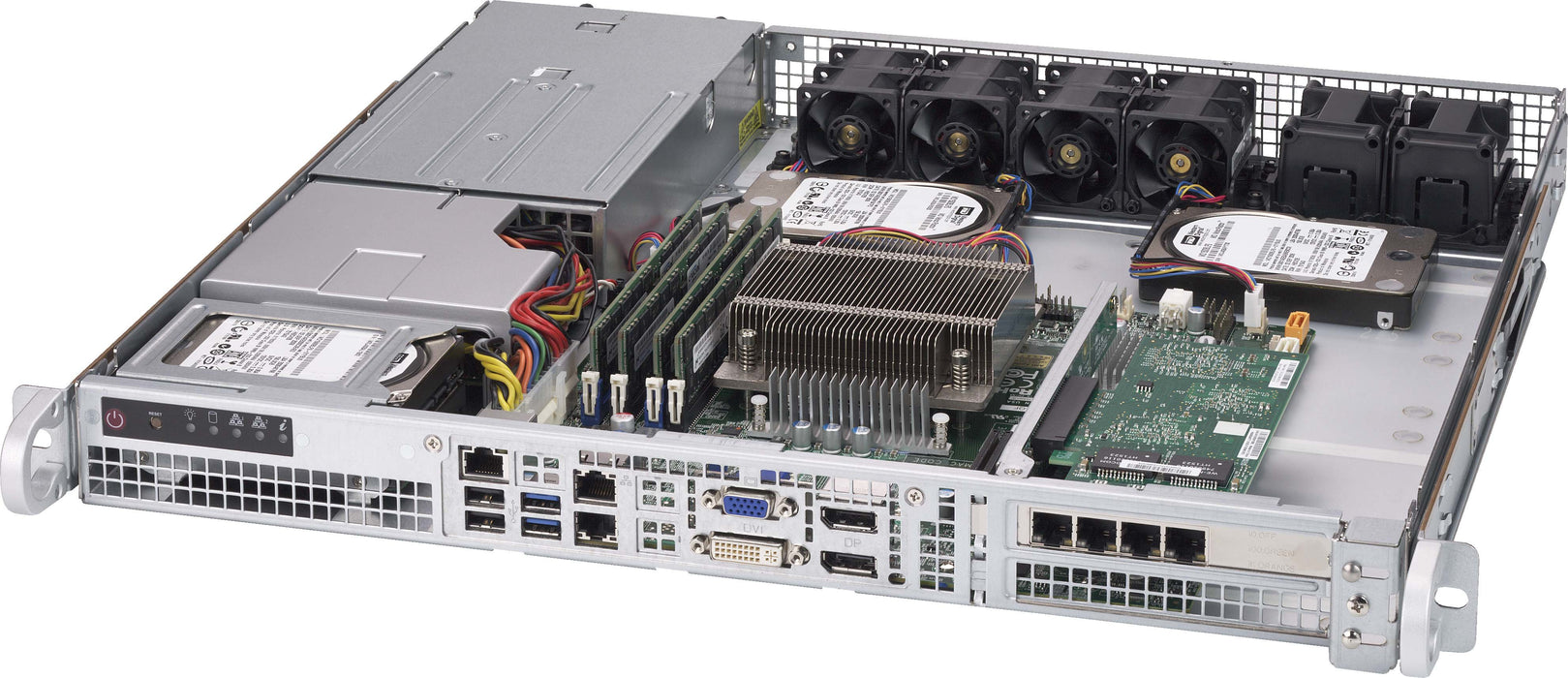 EAN 672042211418 - Supermicro CSE-515-R407 carcasa de ordenador Estante Plata 400 W imagen 1