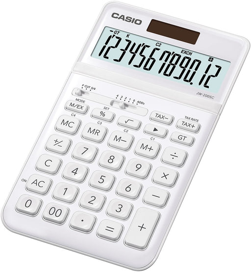 EAN 4549526612534 - Casio JW-200SC calculadora Escritorio Calculadora básica Blanco imagen 1