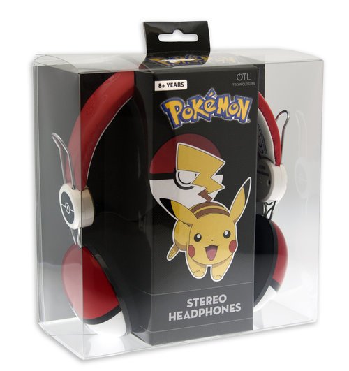 EAN 5055371619271 - OTL Technologies Pokémon Pokeball Auriculares Alámbrico Diadema Música Negro, Rojo, Blanco imagen 2