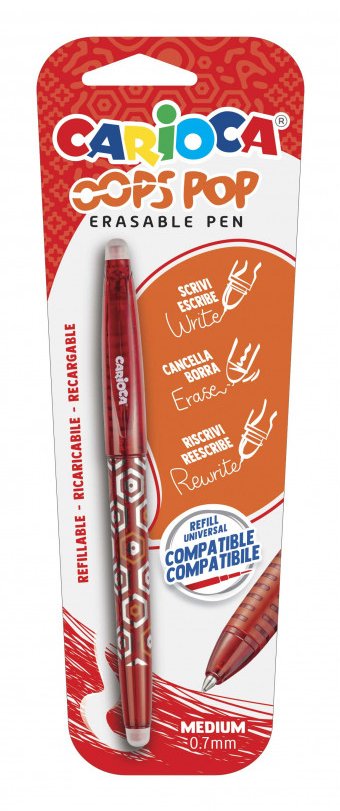 EAN 8003511210465 - Carioca 41044/03 bolígrafo de gel Bolígrafo de gel con tapa Rojo 1 pieza(s) imagen 1