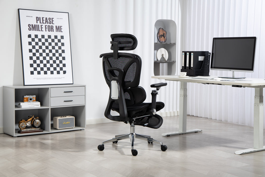 EAN 5901443391562 - Activejet YK848 BK silla de oficina y de ordenador Asiento de malla Respaldo de malla imagen 55