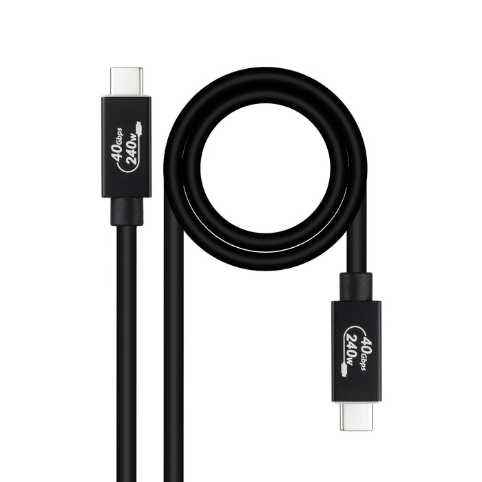 EAN 8433281014428 - Nanocable 10.01.5002 cable USB USB4 Gen 3x2 1,8 m USB C imagen 1