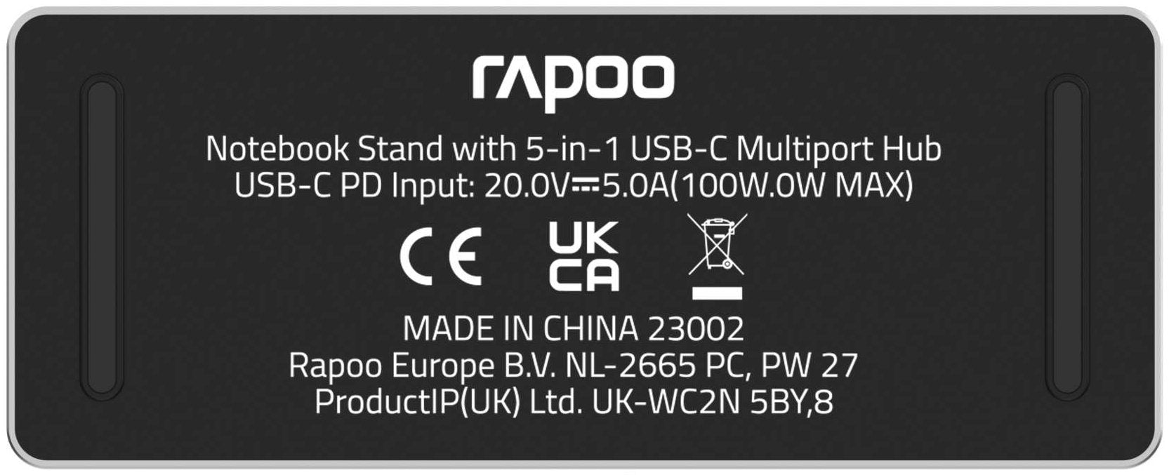 EAN 6940056123619 - Rapoo UCS-5001 Soporte para ordenador portátil Plata imagen 6