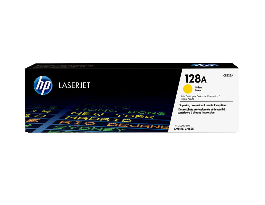 EAN 0884420854524 - HP 128A Yellow Original LaserJet Toner Cartridge cartucho de tóner 1 pieza(s) imagen 1