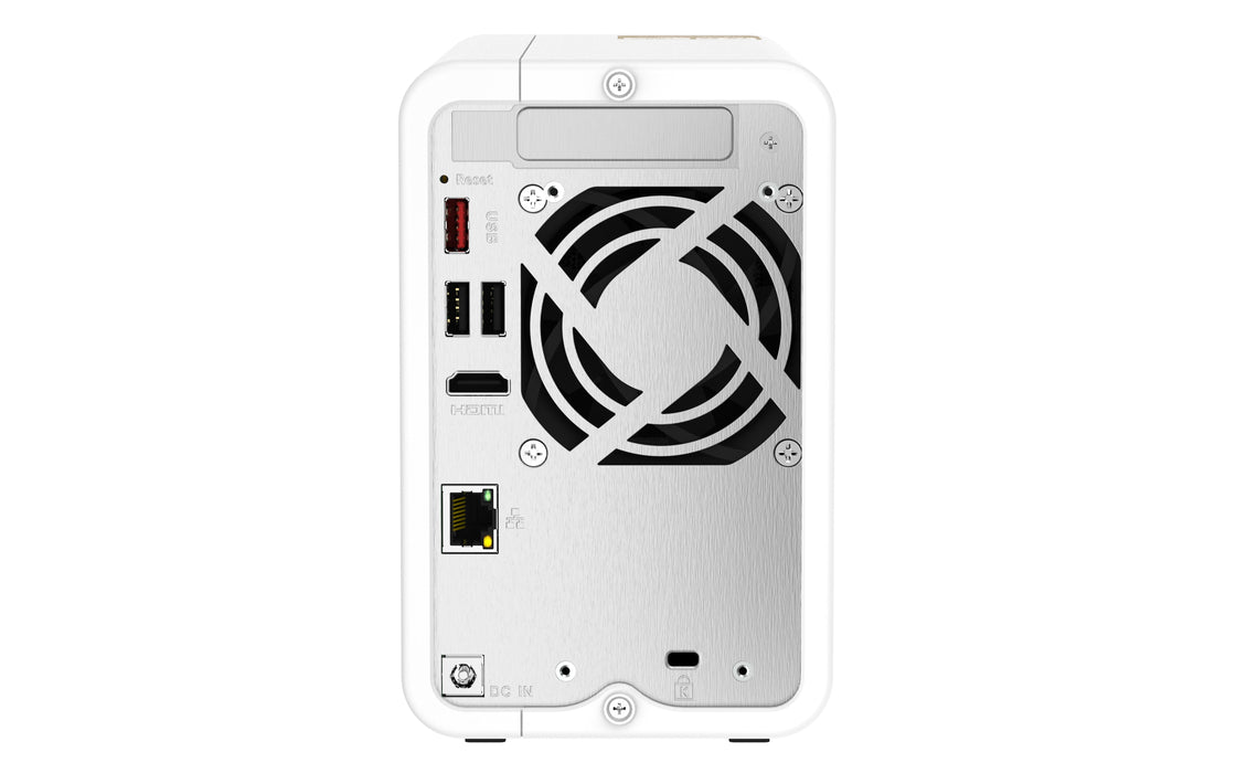 EAN 4711103082294 - QNAP TS-262 NAS Torre Intel® Celeron® N4505 4 GB 0 TB QNAP QTS Oro, Blanco imagen 8