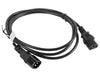 EAN 5901969409826 - Lanberg CA-C13E-10CC-0018-BK cable de transmisión Negro 1,8 m C13 acoplador C14 acoplador imagen 2