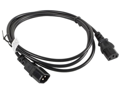 EAN 5901969409826 - Lanberg CA-C13E-10CC-0018-BK cable de transmisión Negro 1,8 m C13 acoplador C14 acoplador imagen 2