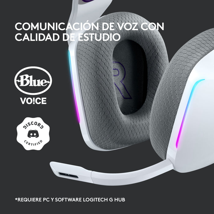 EAN 5099206089532 - Logitech G 981-000883 auricular y casco Auriculares Inalámbrico Diadema Juego Blanco imagen 14