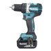 EAN 0088381826433 - Makita DDF484RTJ taladro Sin llave 1,6 kg Negro, Azul imagen 1
