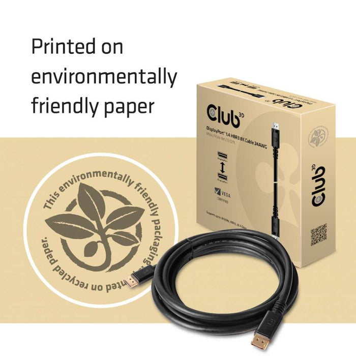 EAN 0841615101320 - CLUB3D CAC-1069B cable DisplayPort 4 m Negro imagen 6