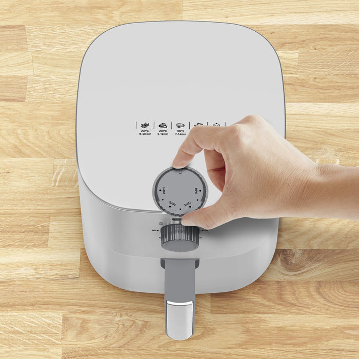 EAN 3045387290955 - Tefal Easy Fry Essential EY130A Sencillo 3,5 L Independiente 1030 W Freidora de aire caliente Blanco imagen 6