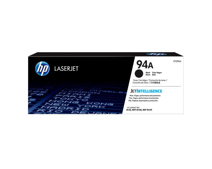 EAN 0192545654487 - HP 94A Black Original LaserJet Toner Cartridge cartucho de tóner 1 pieza(s) imagen 1
