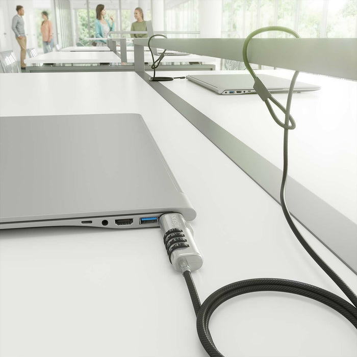 EAN 8435739901236 - AISENS ASLK-D50N05-BK cable antirrobo Negro 1,5 m imagen 6