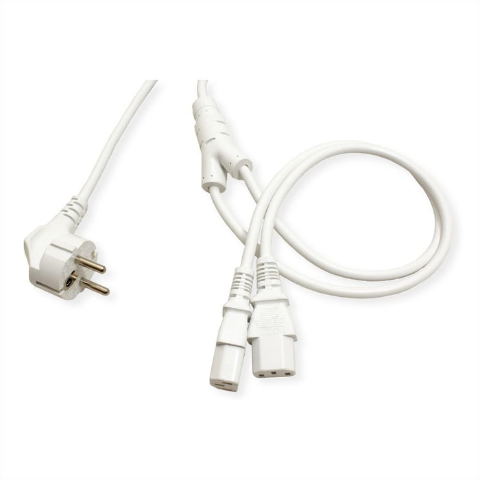 EAN 7630049611443 - ROLINE 19.08.1023 cable de transmisión Blanco 2 m CEE7/7 IEC C13 imagen 3