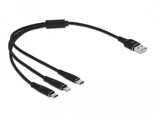 EAN 4043619871520 - DeLOCK 87152 cable USB USB 2.0 0,3 m USB A USB C/Micro-USB B/Lightning imagen 1