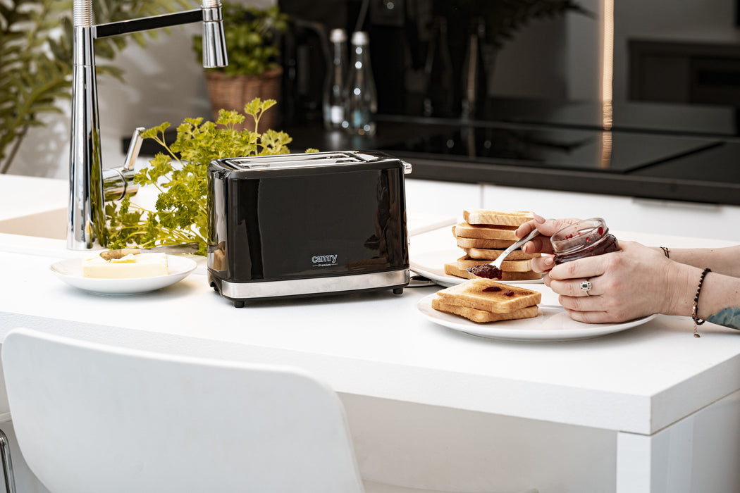 EAN 5903887800150 - Camry Premium CR 3218 tostadora 6 2 rebanada(s) 900 W Negro, Plata imagen 8