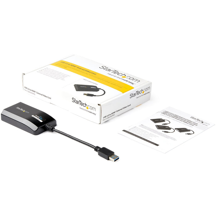 EAN 0065030857505 - StarTech.com USB32HDPRO Adaptador gráfico USB 1920 x 1200 Pixeles Negro imagen 5