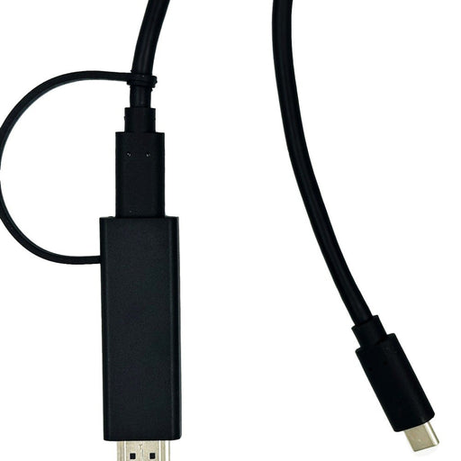 EAN 5715063061688 - Yealink 330000008024 adaptador de cable de vídeo 1,2 m HDMI tipo A (Estándar) USB Tipo C Negro imagen 2