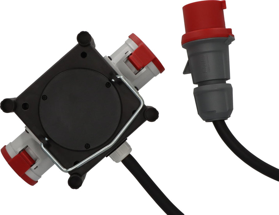 EAN 4007123686995 - Brennenstuhl 1153680200 base múltiple 2 m 2 salidas AC Exterior Negro, Rojo, Blanco imagen 2