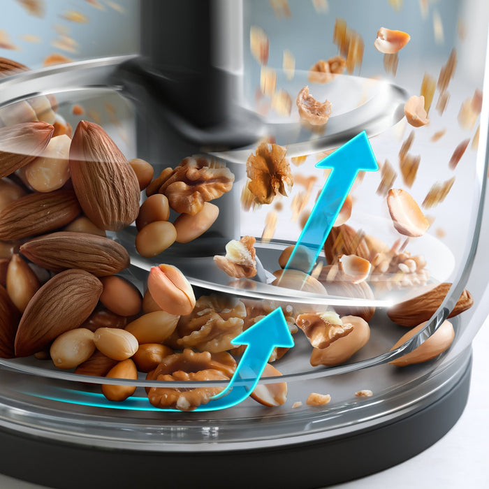 EAN 8720389066627 - Philips 5000 series HR1507/00 picadora eléctrica de alimentos 2 L 450 W Negro imagen 3