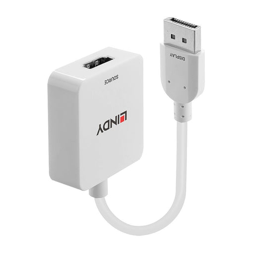 EAN 4002888383035 - Lindy 38303 adaptador de cable de vídeo 0,095 m HDMI tipo A (Estándar) DisplayPort Blanco imagen 1