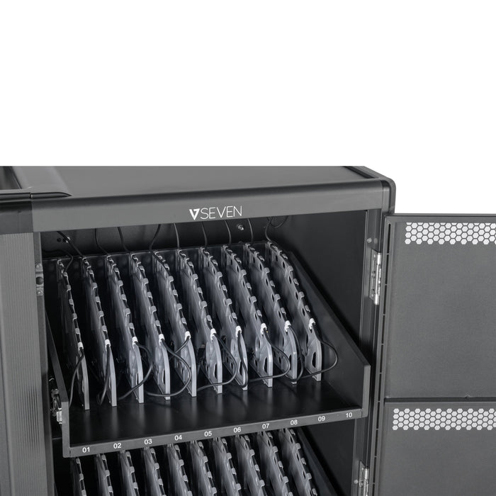 EAN 662919121650 - V7 CHGCT30-2E carrito y armario de dispositivo portátil Carro de gestión y carga para dispositivos portáti imagen 7