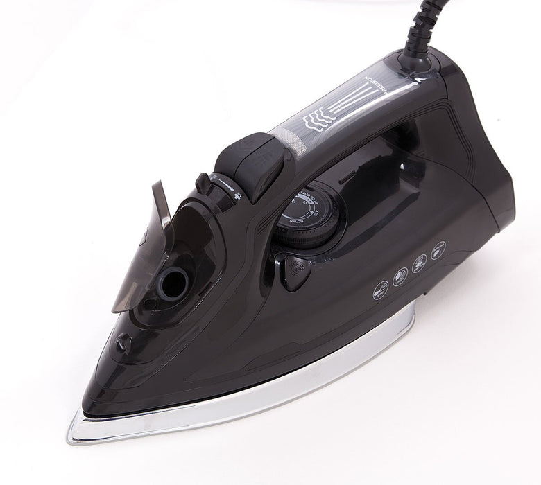 EAN 8421078035435 - JATA PL622C plancha Plancha vapor-seco Suela de cerámica 3000 W Negro imagen 6