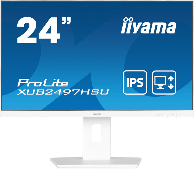 EAN 4948570125074 - iiyama ProLite XUB2497HSU-W2 pantalla para PC 60,5 cm (23.8") 1920 x 1080 Pixeles Full HD LED Blanco imagen 1