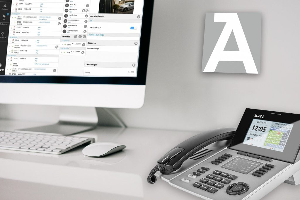 EAN 4021972016321 - AGFEO ST 56 teléfono IP Plata LCD imagen 3