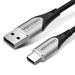 EAN 6922794747050 - Vention CODHF cable USB USB 2.0 USB A USB C Aluminio, Negro imagen 1