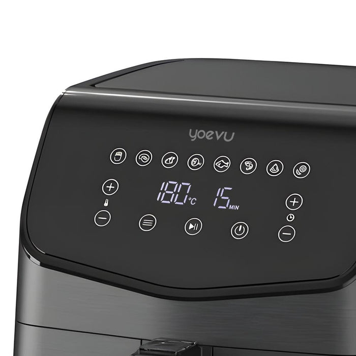 EAN 8436583237939 - Yoevu YV-5500 freidora Sencillo 5,5 L Independiente 1700 W Freidora de aire caliente Negro imagen 4