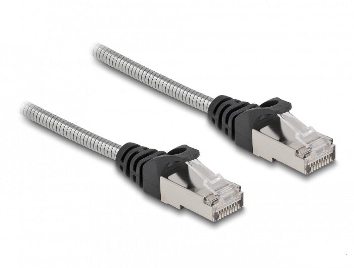EAN 4043619802494 - DeLOCK 80249 cable de red Negro, Plata 1 m Cat6a U/FTP (STP) imagen 1