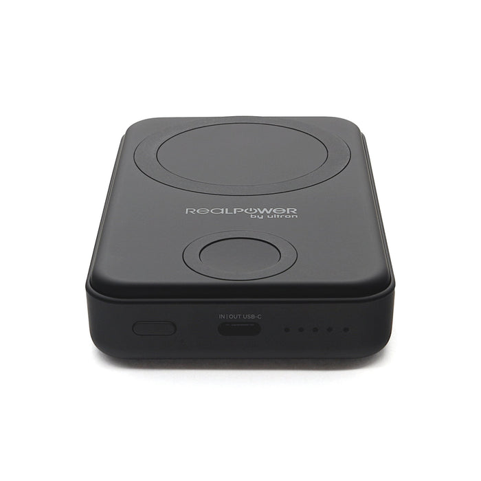 EAN 4040895011763 - RealPower 444408 batería externa 10000 mAh Cargador inalámbrico Negro imagen 3