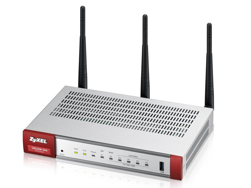 EAN 4718937590896 - Zyxel USG20W-VPN-EU0101F router inalámbrico Gigabit Ethernet Doble banda (2,4 GHz / 5 GHz) Gris, Rojo imagen 4