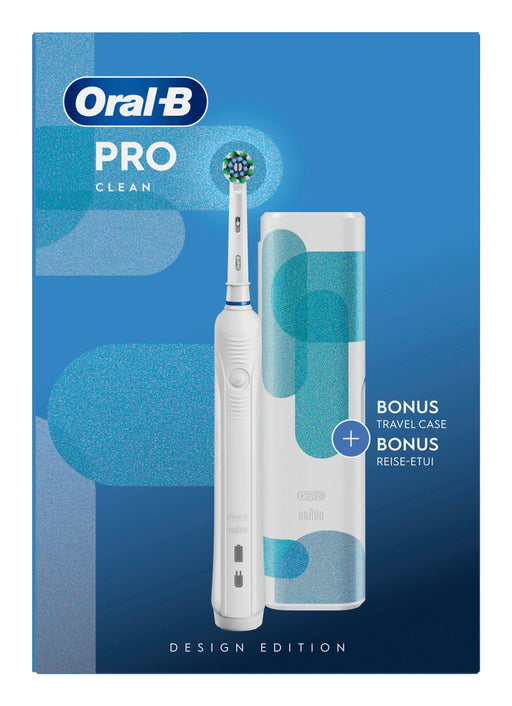 EAN 8006540757802 - Oral-B Pro Clean Adulto Cepillo dental giratorio Azul, Blanco imagen 2