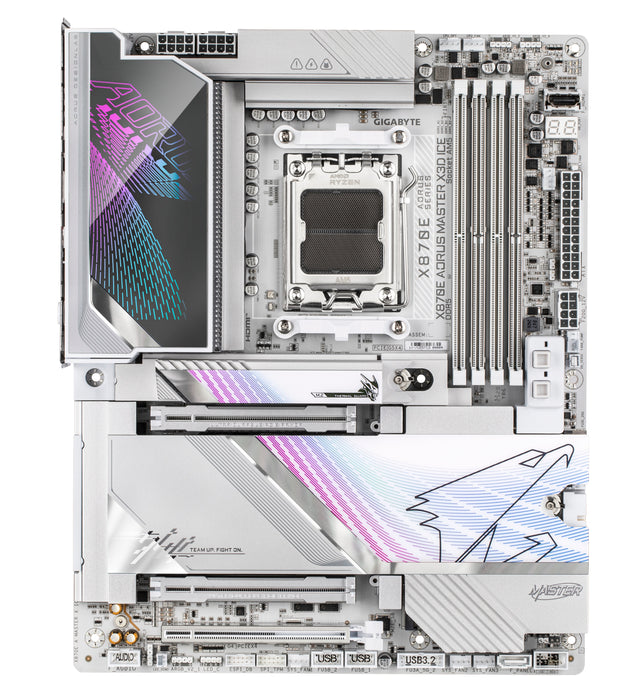 EAN 4719331876517 - GIGABYTE X870E AORUS MASTER X3D ICE AMD X870E Zócalo AM5 ATX imagen 2