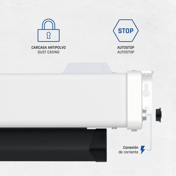 EAN 8435364319680 - iggual PSIXS203 pantalla de proyección 2,34 m (92") 16:9 imagen 10