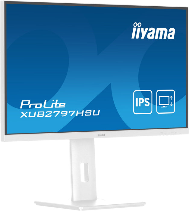 EAN 4948570124893 - iiyama ProLite XUB2797HSU-W2 pantalla para PC 68,6 cm (27") 1920 x 1080 Pixeles Full HD LED Blanco imagen 4