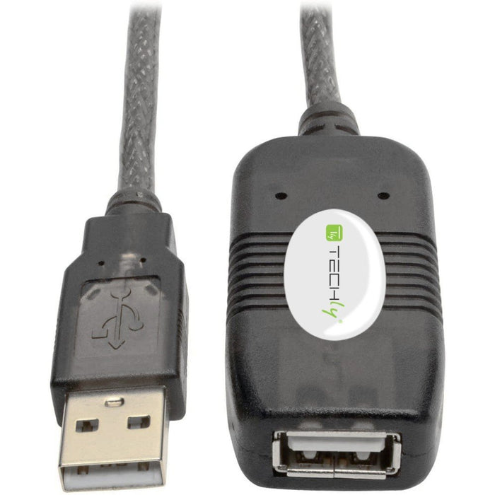 EAN 8054529023646 - Techly IUSB-REP10TY cable USB USB 2.0 10 m USB A Negro imagen 4
