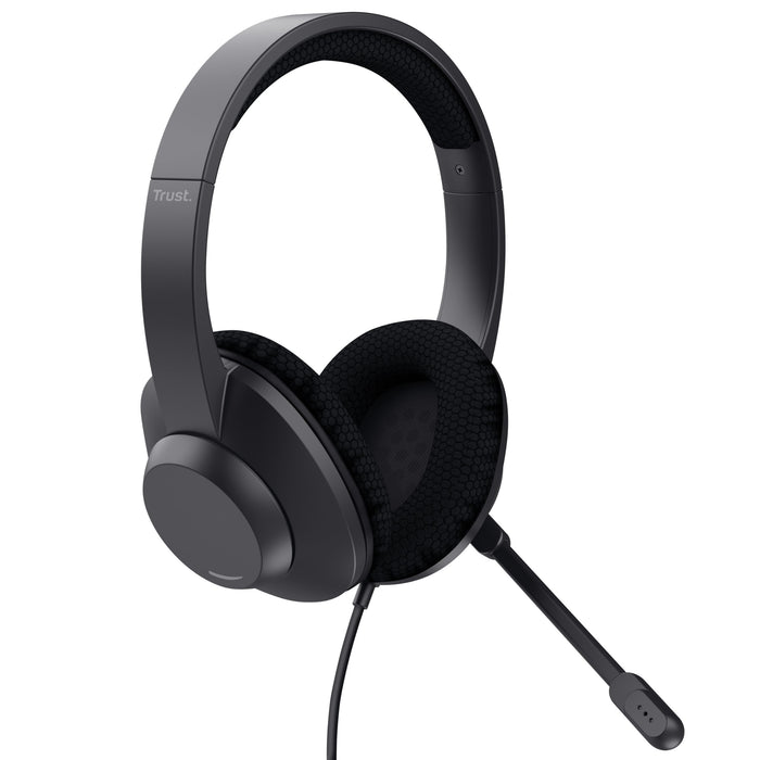 EAN 8713439254624 - Trust Ayda Max Auriculares Alámbrico Diadema Llamadas/Música USB Type-C / USB Type-A Negro imagen 2