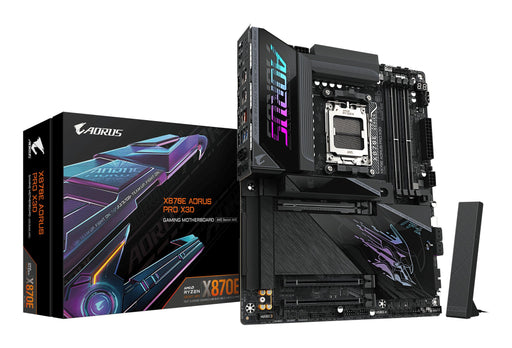 EAN 4719331878603 - GIGABYTE X870E AORUS PRO X3D AMD X870E Zócalo AM5 ATX imagen 1