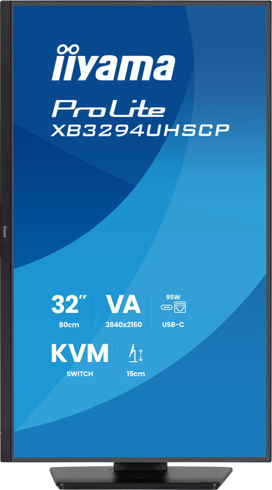 EAN 4948570126279 - iiyama ProLite XB3294UHSCP-B1 pantalla para PC 80 cm (31.5") 3840 x 2160 Pixeles 4K Ultra HD Negro imagen 3