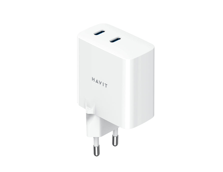 EAN 6939119081157 - Havit UC45 EU cargador de dispositivo móvil Teléfono móvil, Smartphone, Tableta Blanco Carga rápida Inter imagen 2