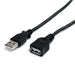 EAN 0065030840897 - StarTech.com USBEXTAA3BK cable USB 0,91 m Negro imagen 1