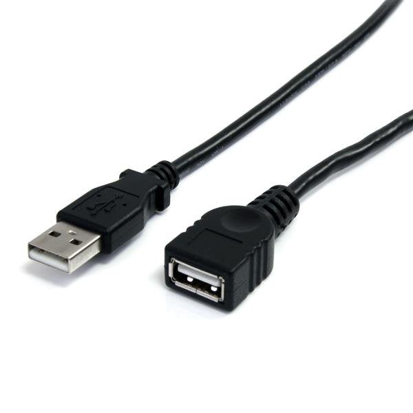 EAN 0065030840811 - StarTech.com USBEXTAA6BK cable USB 1,83 m Negro imagen 1