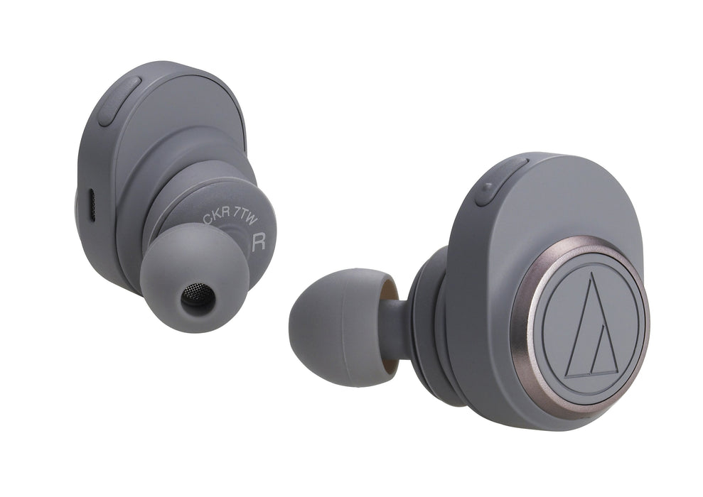 EAN 4961310147341 - Audio-Technica ATH-CKR7TW Auriculares Inalámbrico Dentro de oído Llamadas/Música MicroUSB Bluetooth Gris imagen 1