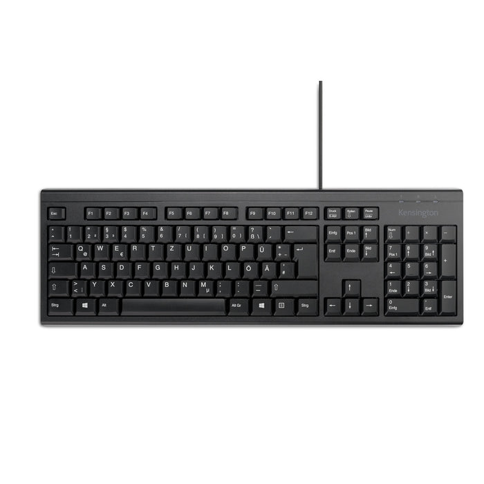 EAN 5028252640077 - Kensington KB100 EQ teclado Hogar / Oficina USB QWERTZ Alemán Negro imagen 2